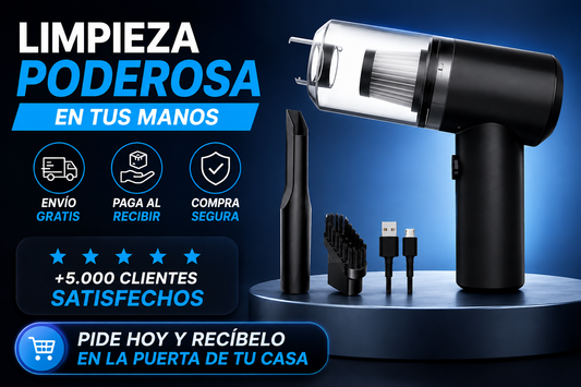 Mini Aspiradora Portátil Recargable